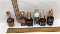 6 vintage liquor bottles * Grand Mariner