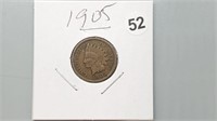 1905 Indian Head Cent rd1052