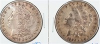 Coin 2 Morgan Silver Dollars 1879 & 1882