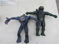 1993 Space Alien Hunters Lot 2 Action Figures BIG