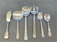 6 Assorted s/p Serving Pieces