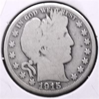 1915 S BARBER HALF DOLLAR G