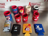12 NASCAR can coozies