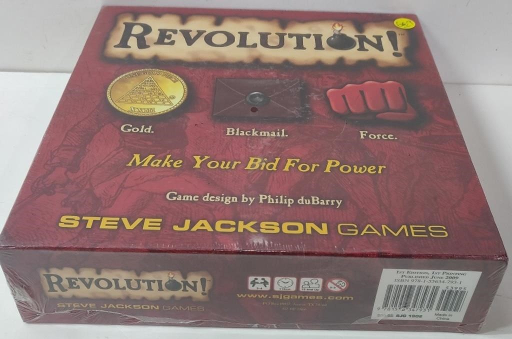 Sealed Revolution Steve Jackson Game