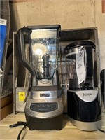 (2) Ninja Blenders and Homemade Metal Grill