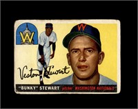 1955 Topps #136 Bunky Steward P/F to GD+