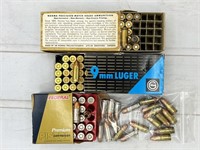 125rds 9mm ammunition: Federal Hydra-Shok (124gr