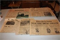 Local Newspapers dating back 1935