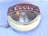 Vintage Coors light bar display 18"