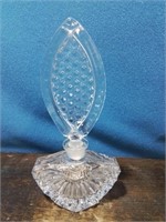 Crystal perfume bottle with ground glass stopper