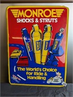 Monroe Shocks & Struts 1988 Tin Sign