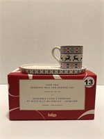 Expresso Mug & Dessert Set