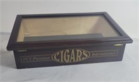 Cigar display cabinet 21"w × 12"d x 8"h