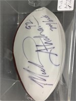 Michael Strahan Autographed Football w/ COA