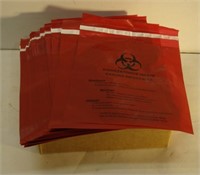 BioHazard Red Safety Bags 100/Box