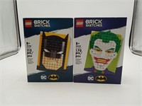 Lego Brick Sketches DC Comics Batman & Joker