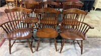 Set of Six Hitchcock Chairs