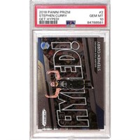 2018 Prizm Stephen Curry Get Hyped Psa 10