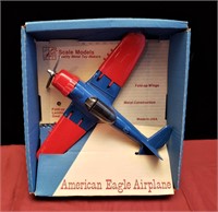 ERTL Vintage American Eagle Airplane Die-Cast USA