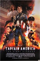 Captain America First Avenger Autograph Poster
