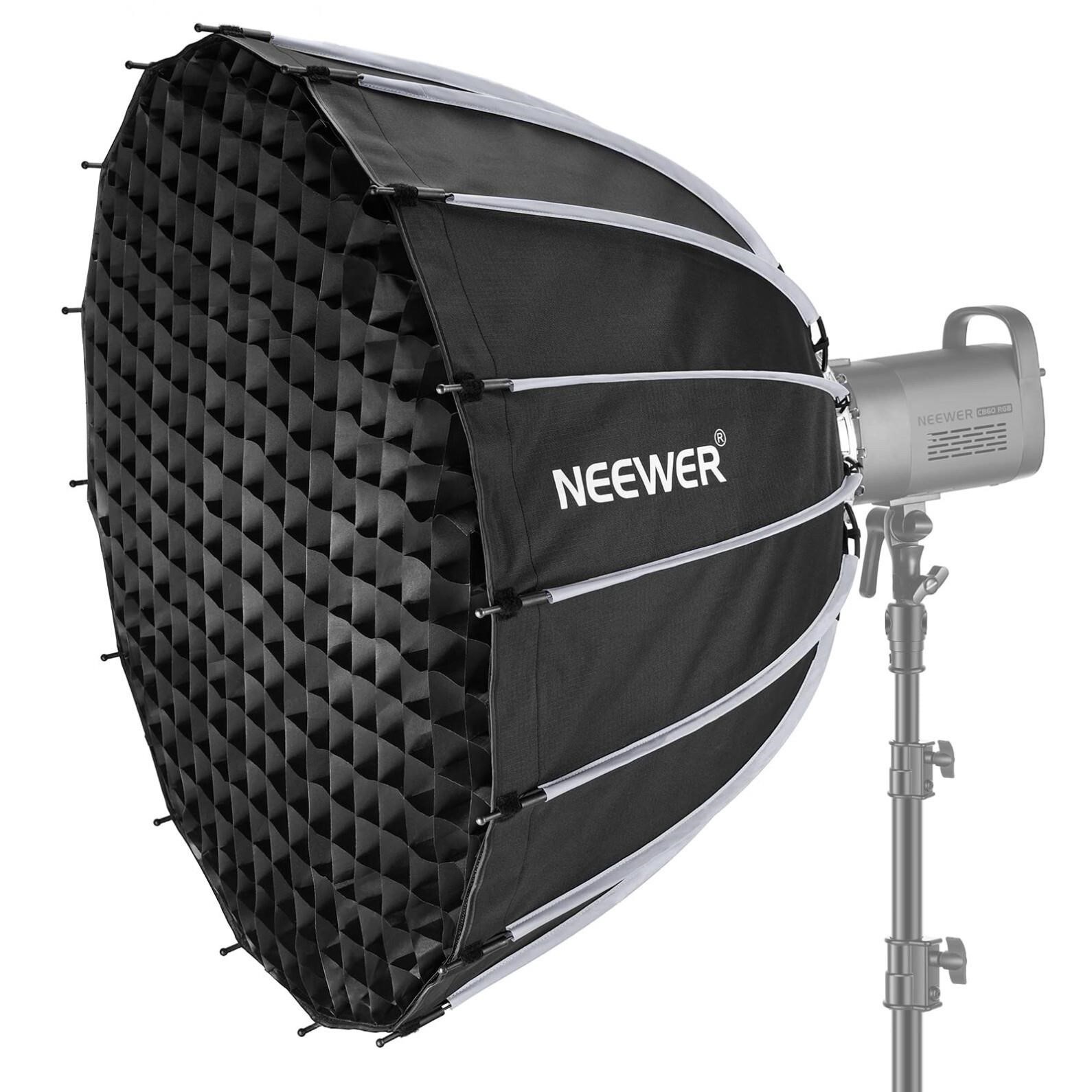 NEEWER 33inch/85cm Parabolic Softbox Quick Set up