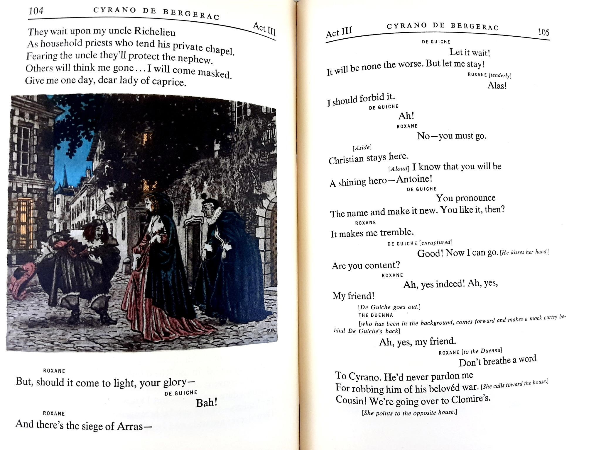 Livre CYRANO DE BERGERAC by Edmond Rostand 1954 *