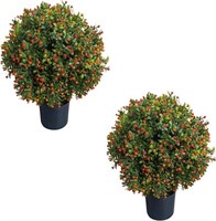 Artificial Boxwood Topiary Ball Tree Outdoor Porch