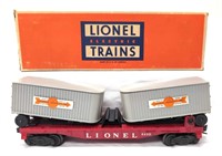 Postwar Lionel O Gauge 6430 Trailer Flat Car in bo