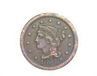 1854 Cent VF