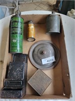 Vintage Tins Incl Warner Penetratibg Oil, Nyal