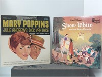 2 VINTAGE WALT DISNEY RECORD ALBUMS  MARY POPPINS