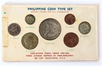 Coin Philippine Coin Type Set W/ Silver