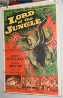 1955 LORD of the JUNGLE MOVIE POSTER
