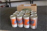 (12) Billy Beer Cans - empty