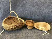 Baskets And Hat Bundle