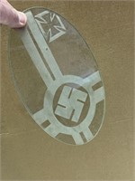 WW2 GERMAN DESK BOX PAD PIECE OF GLASS