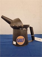 Gulf Oil Can, One Quart, New