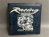 Racing Cars Card Album w/ Hockey Cards