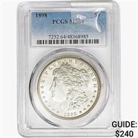 1898 Morgan Silver Dollar PCGS MS64