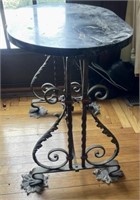 Marble Top Table 24x16x22