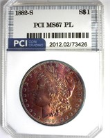 1882-S Morgan MS67 PL LISTS $2400