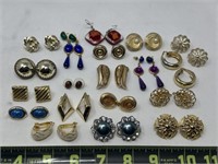 Assortment Of Pierced & Clip-On Earrings