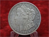 1921D- Morgan Silver Dollar US coin.