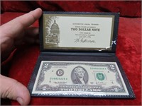 2003A High grade $2 dollar US currency banknote.