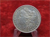 1898- Morgan Silver Dollar US coin.