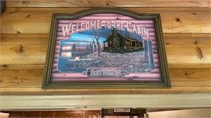 3D Welcome to the Cabin Enjoy your Stay Picture
