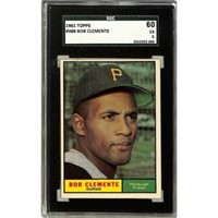 1961 Topps Roberto Clemente Sgc 5