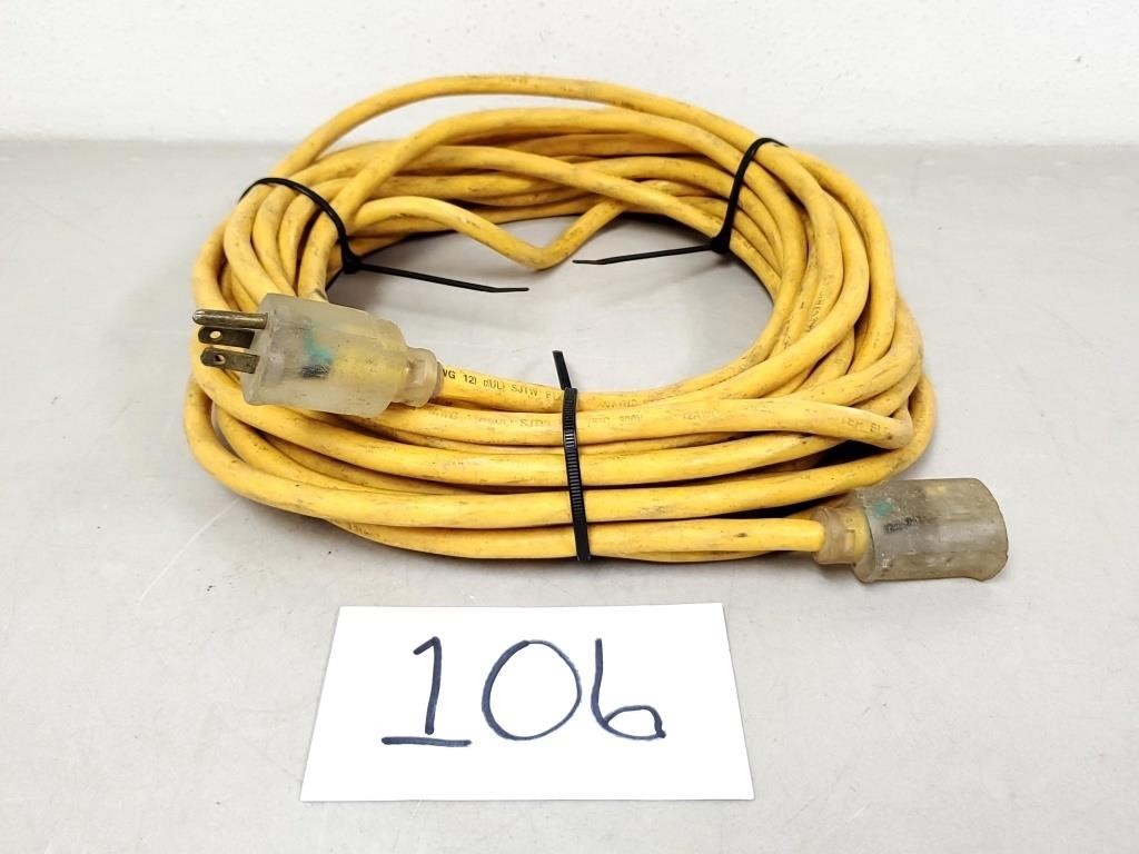 50' 12-Gauge Extension Cord (No Ship)