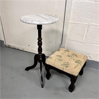 Small Stand & Foot Stool