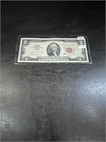 1963 Two Dollar Bill USD Currency